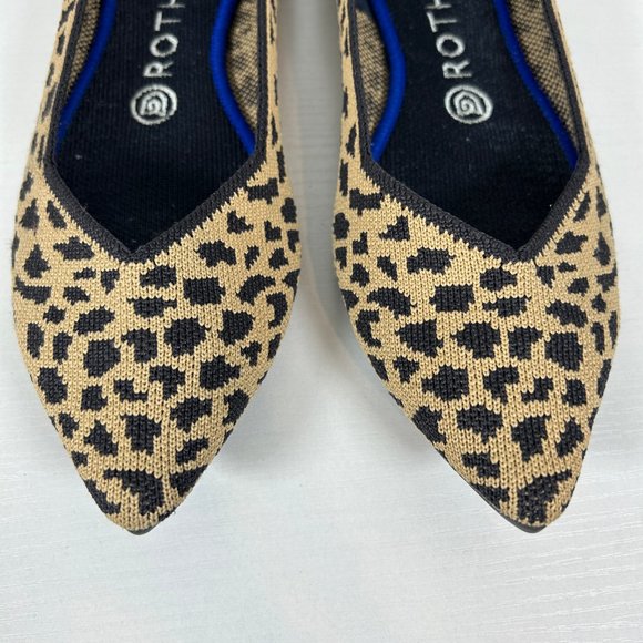 Rothy's The Point (Color: Leopard Print, Size: W8.5) - Picture 5 of 8
